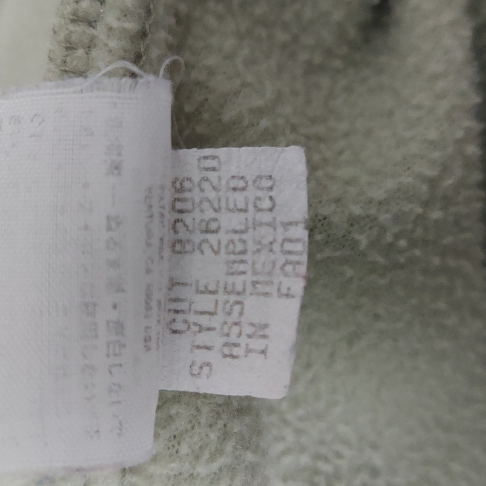 Patagonia Synchilla fleece hoodie in pale green. Sz M - Picture 6 of 6